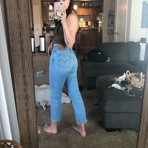 Levi’s wedgie jeans